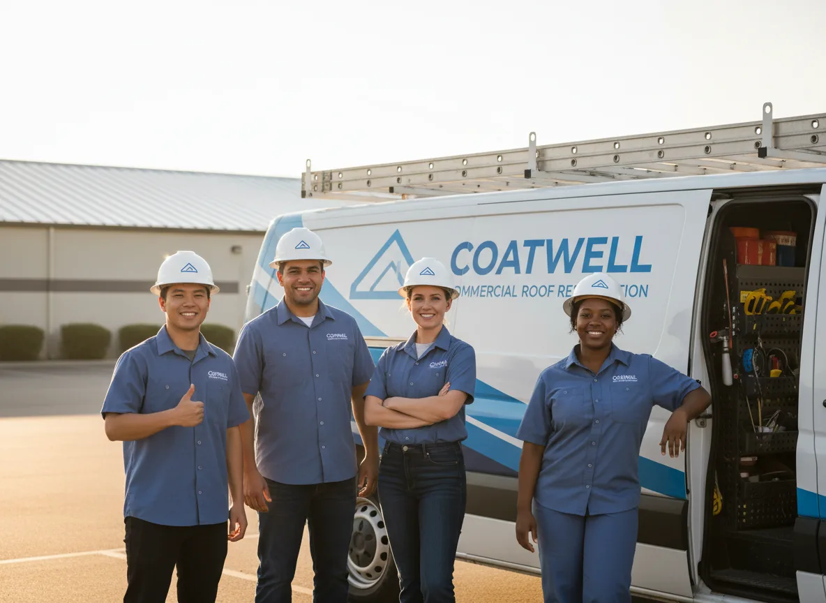 Commercial roof coating company in Melrose, OH